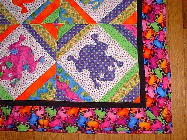 Batik Frog Quilt | Dana Marie Design Co.